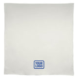 Custom White Navy Square Table Cloth