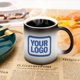 Custom White Sky Blue Magic Mug
