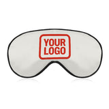 Custom White Orange Red Sleep Mask