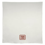 Custom White Orange Red Square Table Cloth