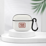Custom White Coral Red AirPods Case (3rd Generation)