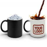 Custom White Coral Red Magic Mug