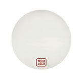 Custom White Coral Red Round Table Cloth