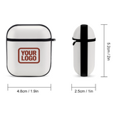 Custom White Coral Red AirPods Case