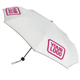Custom White Pink Automatic Umbrella