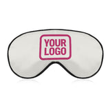 Custom White Pink Sleep Mask