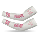 Custom White Light Pink Arm Sleeve