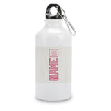 Custom White Light Pink Sports Bottle