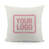 Custom White Light Pink Pillowcase