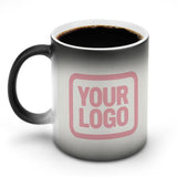 Custom White Light Pink Magic Mug