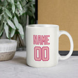 Custom White Light Pink Mug