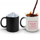 Custom White Light Pink Magic Mug