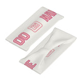 Custom White Light Pink Sports headband