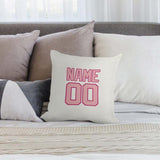 Custom White Light Pink Pillowcase
