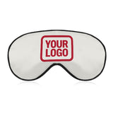 Custom White Red Sleep Mask