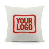 Custom White Orange Red Pillowcase