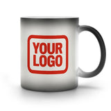 Custom White Orange Red Magic Mug