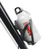 Custom White Orange Red Sports Bottle