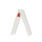Custom White Orange Red Headband