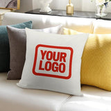 Custom White Orange Red Pillowcase