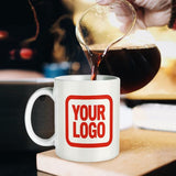 Custom White Orange Red Mug