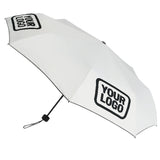 Custom White Black Automatic Umbrella