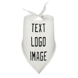 Custom White Black Pet Scarf