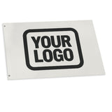 Custom White Black Flag