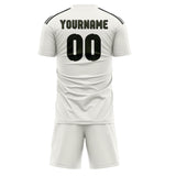 Custom White Olive Soccer Jersey