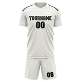 Custom White Olive Soccer Jersey