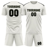 Custom White Olive Soccer Jersey