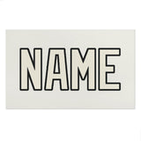 Custom White Cream Beach Towel