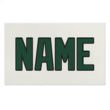 Custom White Green Beach Towel
