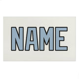 Custom White Light Blue Beach Towel