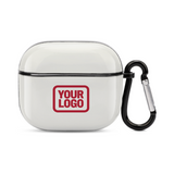 Custom White Red AirPods Case (3rd Generation)