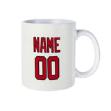 Custom White Red Mug