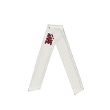 Custom White Red Headband