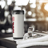 Custom White Red Stainless Steel Water Cup