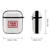 Custom White Red AirPods Case