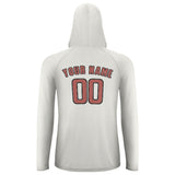Custom White Copper Rose UV-Hoodie