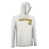 Custom White Gold UV-Hoodie