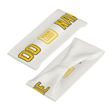 Custom White Gold Sports headband