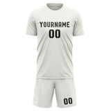 Custom White Olive Soccer Jersey
