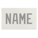 Custom White Gray Beach Towel