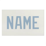 Custom White Light Blue Beach Towel