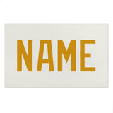 Custom White Yellow Beach Towel