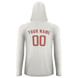 Custom White Copper Rose UV-Hoodie