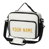 Custom White Yellow Lunch Bag