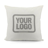 Custom White Gray Pillowcase