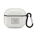 Custom White Gray AirPods Case (3rd Generation)
